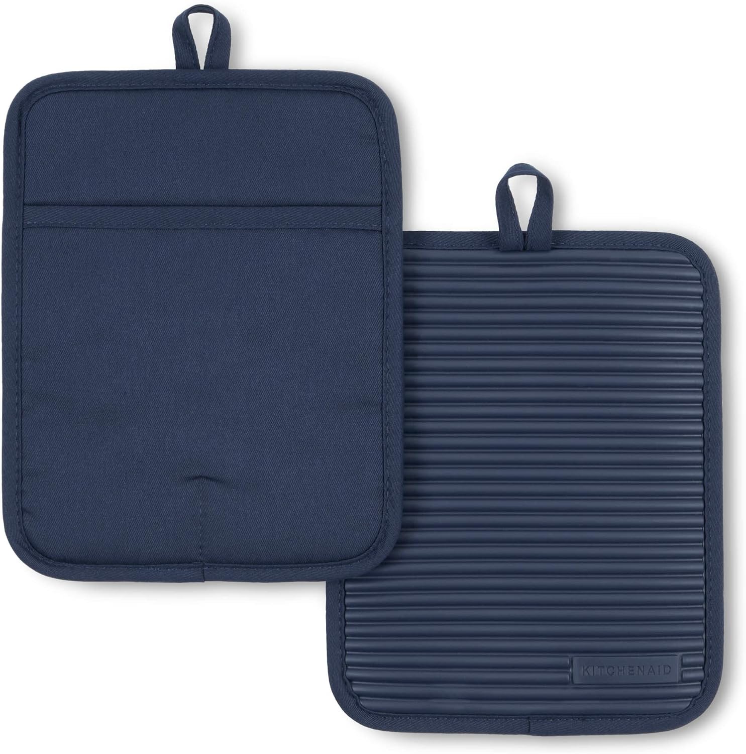 Ribbed Soft Silicone Pot Holder Set, Pot Holders, Oven Mitts, Silicone Pot Holders -2 Pcs Ribbed Soft Silicone Pot Holder Set, Pot Holders, Oven Mitts, Silicone Pot Holders -2 Pcs